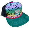 Rainbow Trout Print Trucker Patch Hat, Unisex