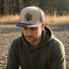 Elk Patch River Rock Camo Snapback, Unisex