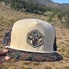 Elk Patch River Rock Camo Snapback, Unisex