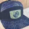 Turkey Hunting, Topography Pattern, Water Repellant Hat