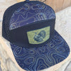 Turkey Hunting, Topography Pattern, Water Repellant Hat