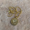Shotgun Shell Necklace, Gold Ball Chain