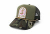 Just a Mama Walking w/ the Lord, Embelished Trucker Hat w/ Chain