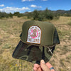 Just a Mama Walking w/ the Lord, Embelished Trucker Hat w/ Chain