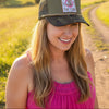 Just a Mama Walking w/ the Lord, Embelished Trucker Hat w/ Chain