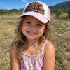 Girls Handmade Pink Feather Western Hat