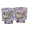 Set of 2 Brittany Spaniel Pheasant Hunting Camo Drink Koozies