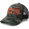 Hunting Fishing Freedom & Faith Camo Mesh Back Hat
