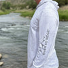Topography Map UPF 50 Hoodie, Lightweight Pullover, Unisex