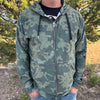 Camo Zip Hoodie, Fleece Lined, Unisex