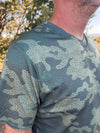 UPF 50 Camo Men's Moisture Wicking Sports Shirt