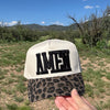 AMEN, Women's Faith Inspired Leopard Print Hat