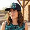 Feather Western Trucker Hats in Black, Limited Edition