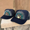 Feather Western Trucker Hats in Black, Limited Edition