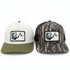 Brown Bear Boop Unisex Patch Hat, Realtree Camo or Olive