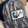 Brown Bear Boop Unisex Patch Hat, Realtree Camo or Olive