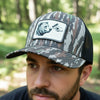 Brown Bear Boop Unisex Patch Hat, Realtree Camo or Olive