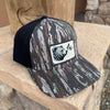 Brown Bear Boop Unisex Patch Hat, Realtree Camo or Olive