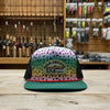 Fish Around & Find Trout, Rainbow Trout Print Patch Hat, Unisex