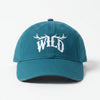 Women's WILD Antler Hat, 100% Cotton, Olive or Teal