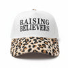 Raising Believers, Women's Faith Hat Leopard Bill