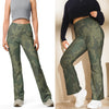 Camo Flared Leggings, "Lifting" w/ Hidden Pocket, XS-4XL