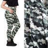 Side Pockets: Watercolor Camo Leggings, XS-4XL