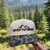 River to Ridge Camo Puff Embroidery Unisex Hat