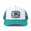 Feral but Forgiven, Raccoon Metal Patch Trucker Hat