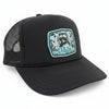 Feral but Forgiven, Raccoon Metal Patch Trucker Hat