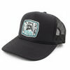Feral but Forgiven, Raccoon Metal Patch Trucker Hat