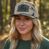 Turkey Hunting 7 Panel Camo Snapback Hat, Unisex
