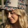 Catfish Cowgirl Grey Camo Women's Meshback Trucker Hat