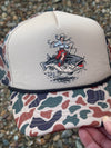Catfish Cowgirl Grey Camo Women's Meshback Trucker Hat