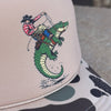Alligator Cowboy Camo Trucker Hat, Unisex
