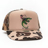 Alligator Cowboy Camo Trucker Hat, Unisex