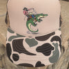 Alligator Cowboy Camo Trucker Hat, Unisex