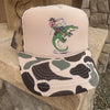 Alligator Cowboy Camo Trucker Hat, Unisex