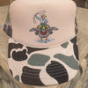 Duck Huntin' Cowboy Camo Trucker Hat, Unisex