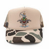Duck Huntin' Cowboy Camo Trucker Hat, Unisex