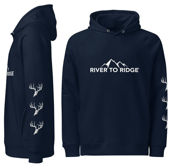 Men’s River to Ridge Whitetail Deer Hoodie, Hidden Side Pockets