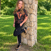 On Fire For Jesus, Women's Hand Dyed Limited Edition Faith  T