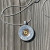 Shotgun Shell Necklace, Sterling Silver or Ball Chain