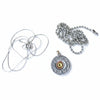 Shotgun Shell Necklace, Sterling Silver or Ball Chain