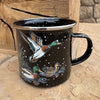 Enamel Camping Mug, Mallard Duck, 12 oz