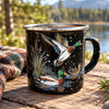 Enamel Camping Mug, Mallard Duck, 12 oz