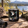 Enamel Camping Mug, Mallard Duck, 12 oz