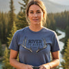 River to Ridge Antler Heavyweight 100% Cotton Vintage Washed T