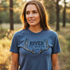 River to Ridge Antler Heavyweight 100% Cotton Vintage Washed T