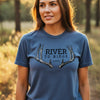 River to Ridge Antler Heavyweight 100% Cotton Vintage Washed T